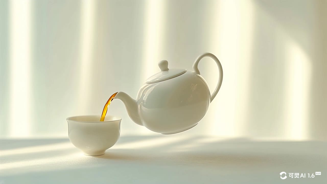 水壶往杯子里倒茶视频封面